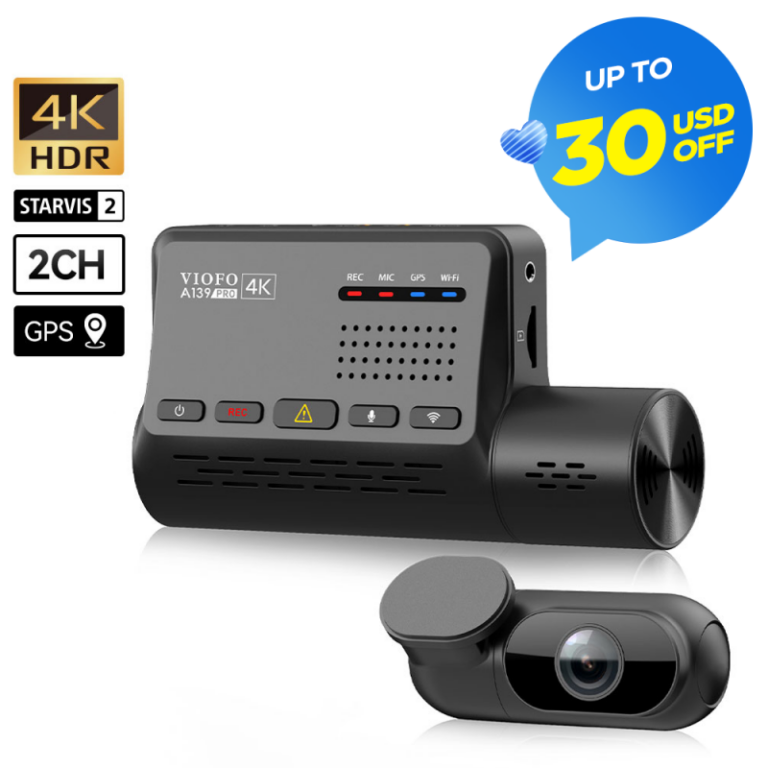 VIOFO A139 Pro Duo Dual Dash Cam